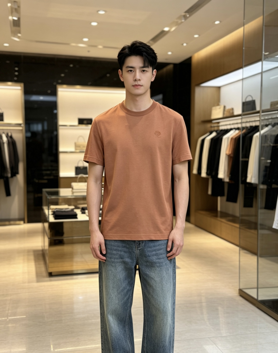 早春 Loro piana 🔥s新品莫代尔T恤.原单推荐❤️经典标识.3D立体定制工艺.质感品质呈现.经