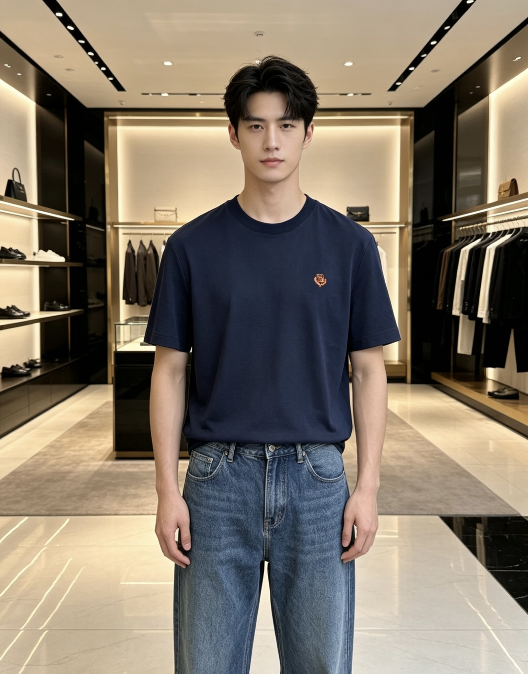 早春 Loro piana 🔥s新品莫代尔T恤.原单推荐❤️经典标识.3D立体定制工艺.质感品质呈现.经