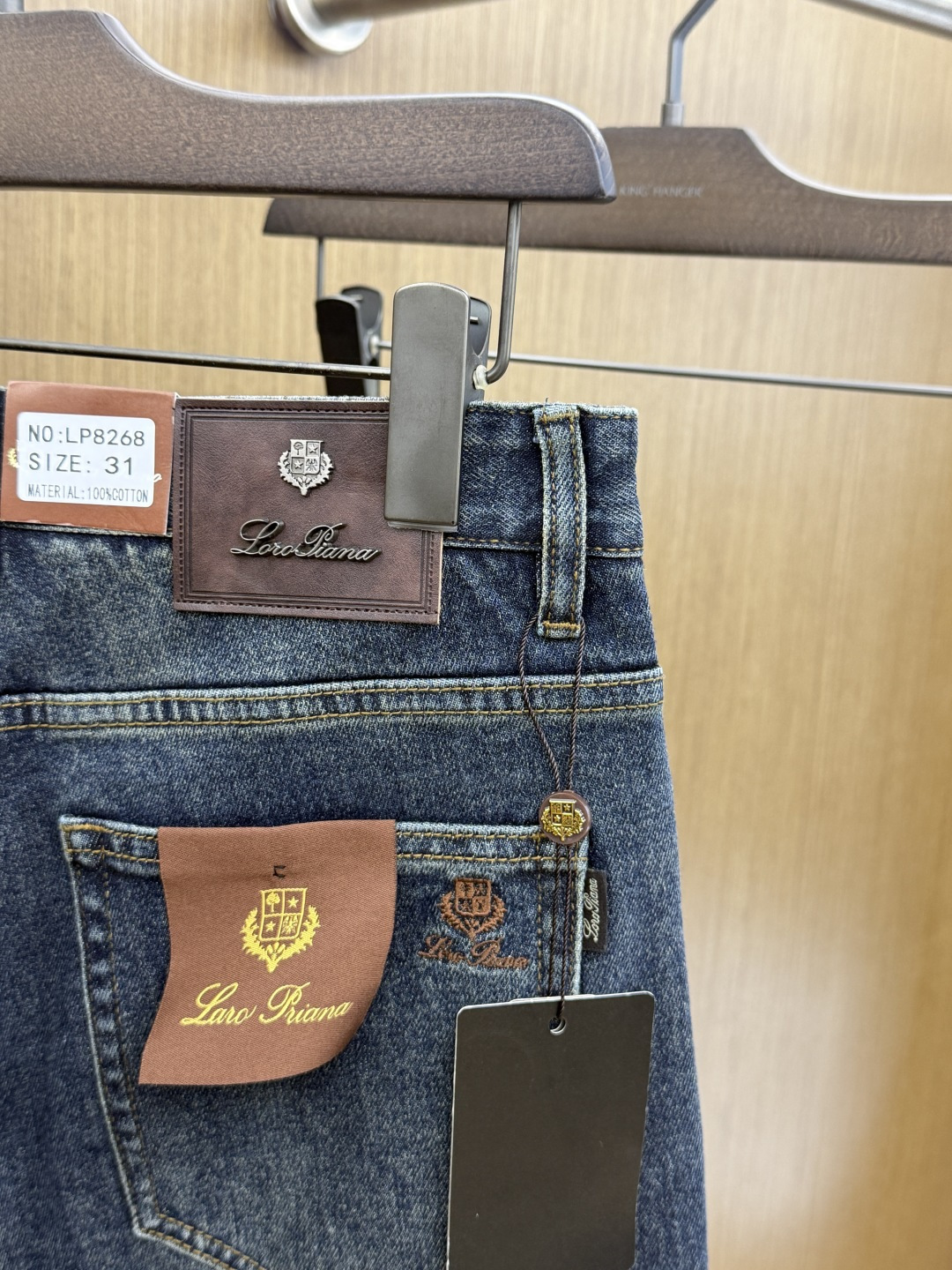 秋冬 Loro Piana 🔥🔥高端定制 26秋冬新款男士时尚休闲牛仔裤👖 柜台同步发售 原版定制复刻 客供五金辅料 原
