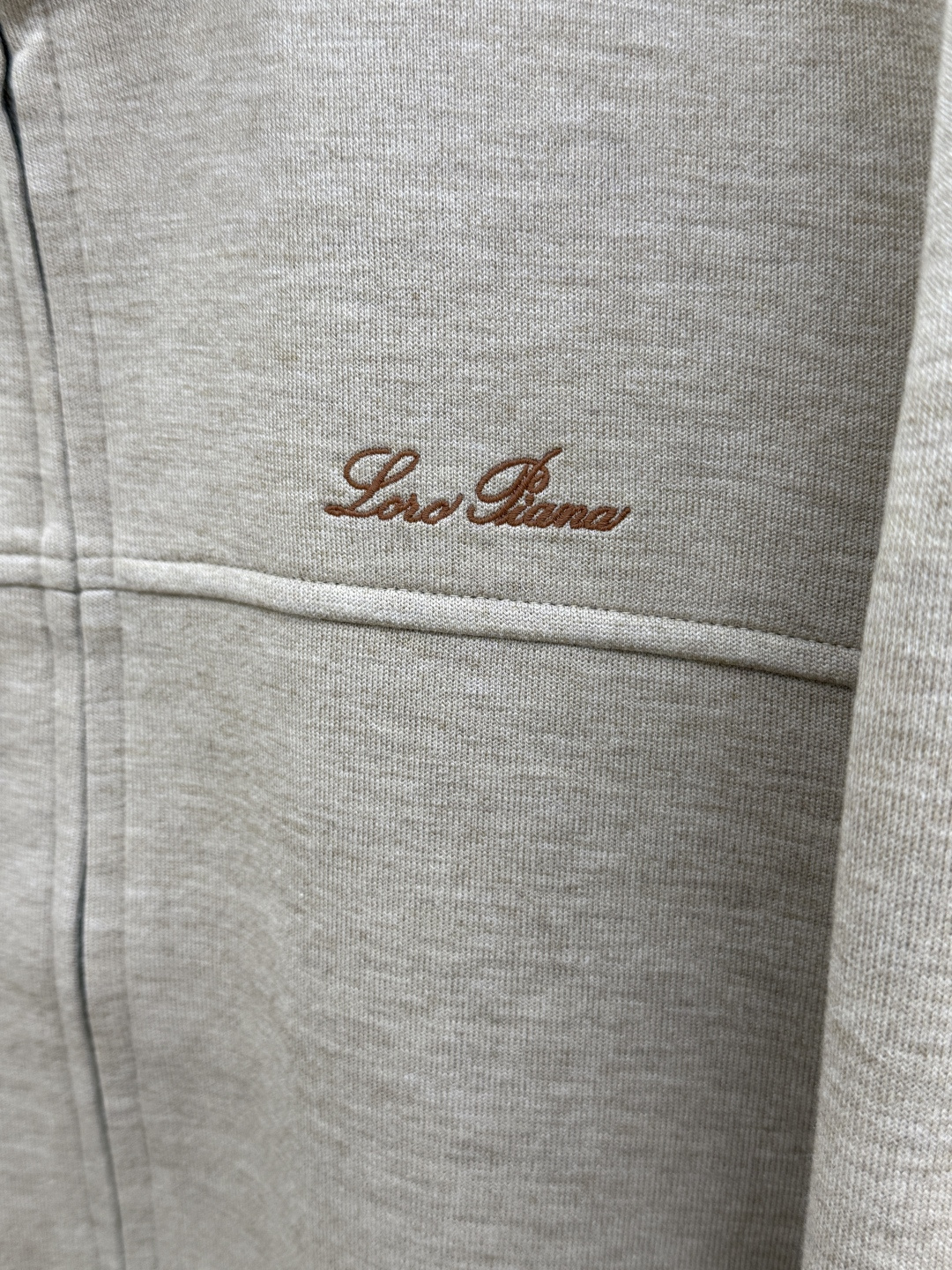 秋冬/套 Loro Piana 🔥🔥高端品质 2026SS早秋新品机能休闲拉链立领夹克外套长裤套装。意式轻奢与都市机能完