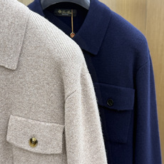 秋冬 Loro Piana 🔥🔥顶级品质 26SS新款男士休闲羊毛杉 采用羊绒羊毛混纺纱线,保暖性佳,蓬松柔软,加倍呵护 秋冬 Loro Piana 🔥🔥顶级品质 26SS新款男士休闲羊毛杉 采用羊绒羊毛混纺纱线,保暖性佳,蓬松柔软,加倍呵护