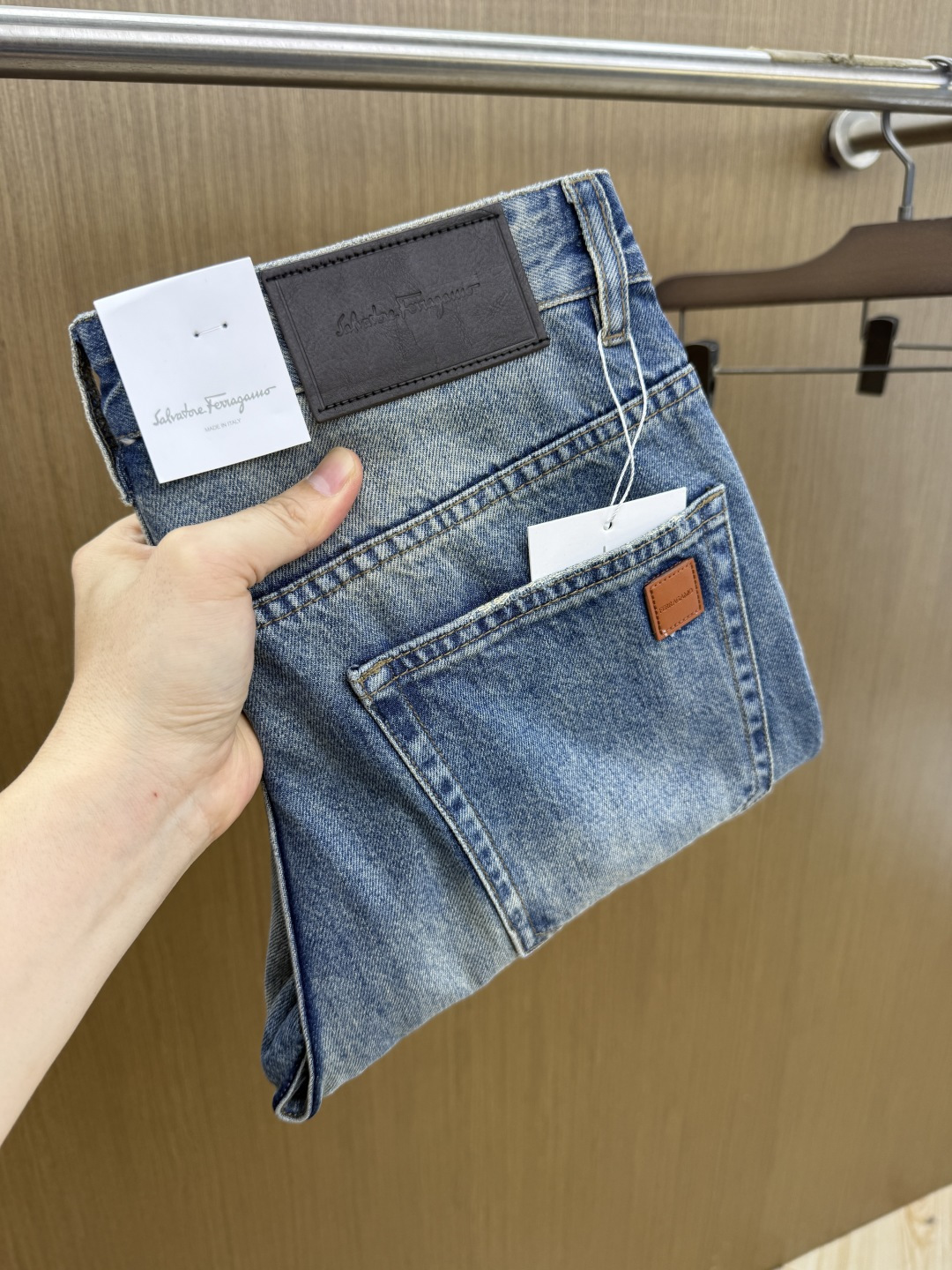 秋冬 FG 🔥🔥高端定制 26秋冬新款男士时尚休闲阔版牛仔裤👖 柜台同步发售 原版定制复刻 客供五金辅料 原单品质 进口