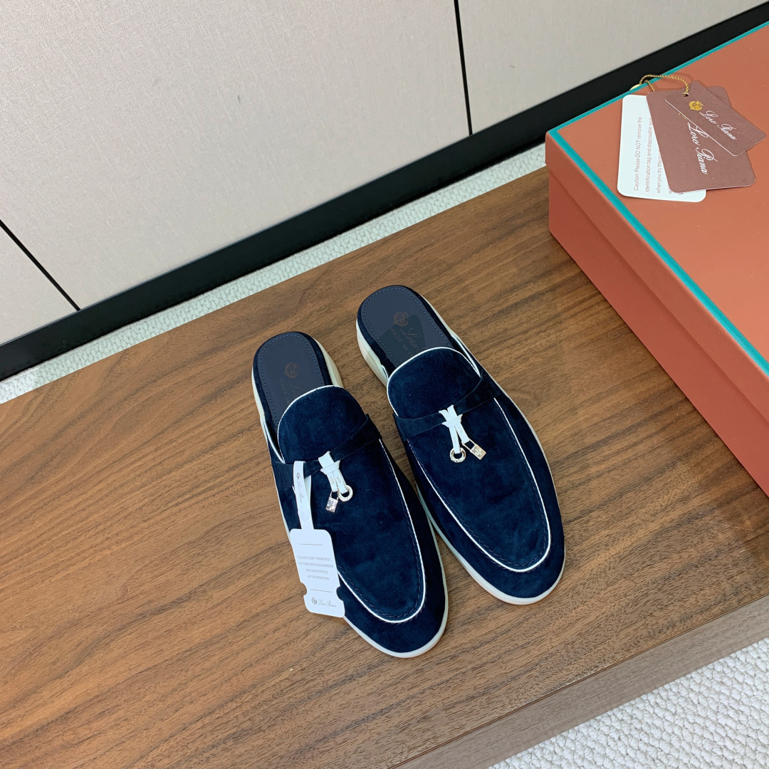 【Loro Piana】锁边包头拖。意大利顶级羊绒复古优雅低调奢华。时尚性与皮料实用性同样兼具依然全网最