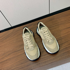 【Prad*】情侣款复古运动鞋。上脚非常舒适。鞋面牛反绒拼接定制网面。羊皮垫脚。定制橡胶大底。 码数:女 【Prad*】情侣款复古运动鞋。上脚非常舒适。鞋面牛反绒拼接定制网面。羊皮垫脚。定制橡胶大底。 码数:女