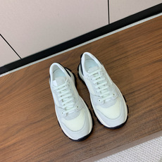 【Prad*】情侣款复古运动鞋。上脚非常舒适。鞋面牛反绒拼接定制网面。羊皮垫脚。定制橡胶大底。 码数:女 【Prad*】情侣款复古运动鞋。上脚非常舒适。鞋面牛反绒拼接定制网面。羊皮垫脚。定制橡胶大底。 码数:女