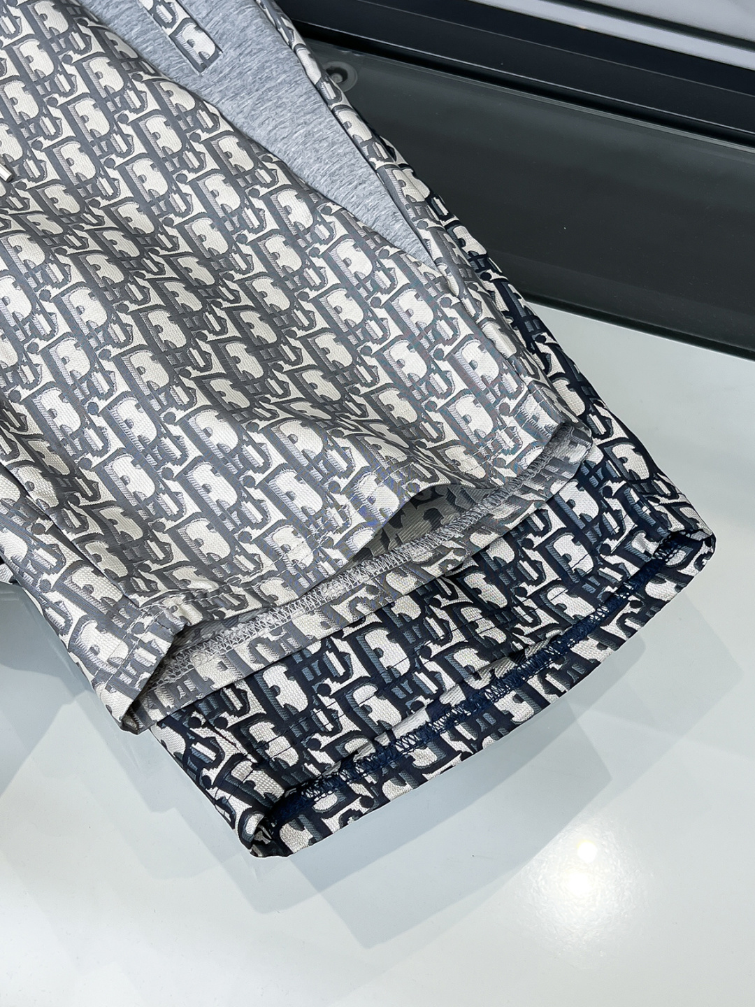 Dior Oblique Print Panel Shorts