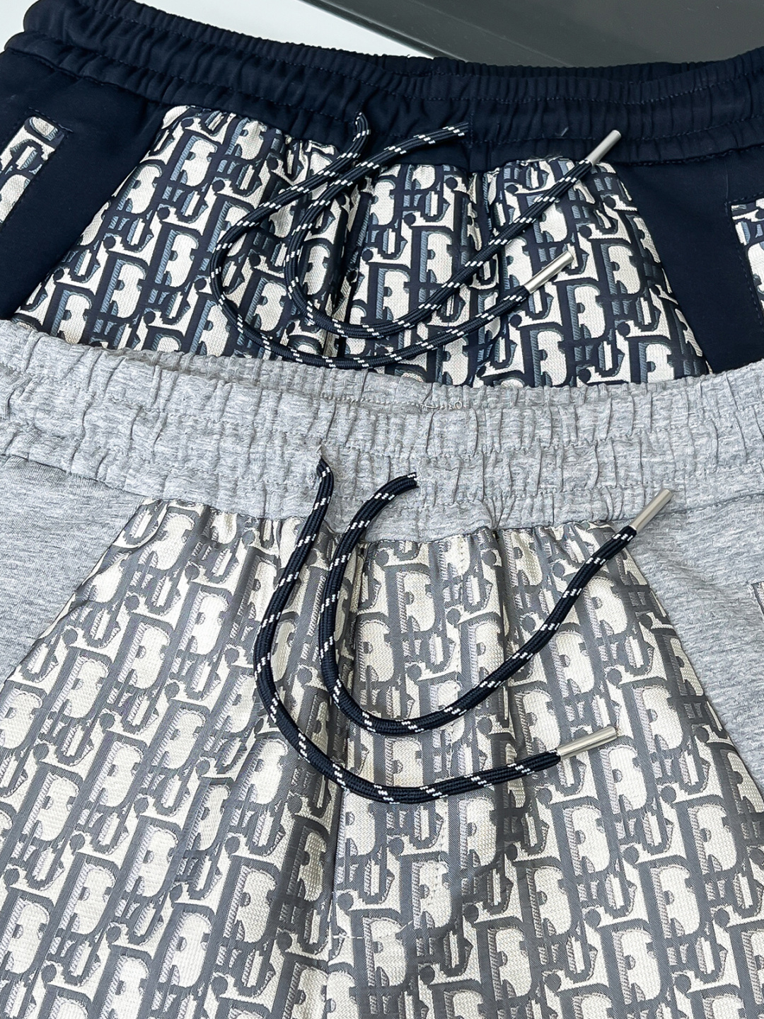 Dior Oblique Print Panel Shorts