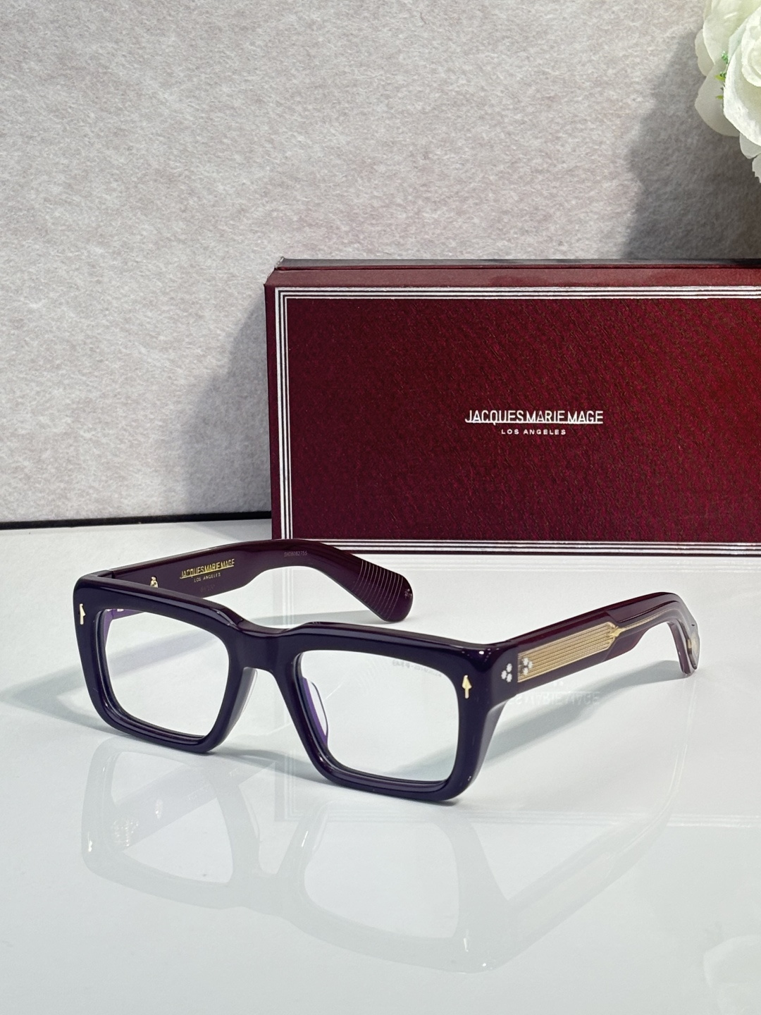 NO:884560,JACQUES MARIE MAG* MODELWALKER 10th Anniversary SIZE53□21-146 Boxed Glasses, Sunglasses, Sunglasses, Glasses19860909JACQUES MARIE MAG* MODELWALKER 十周年 SIZE53□21-146 配盒眼镜墨镜太阳镜,眼镜,glasses