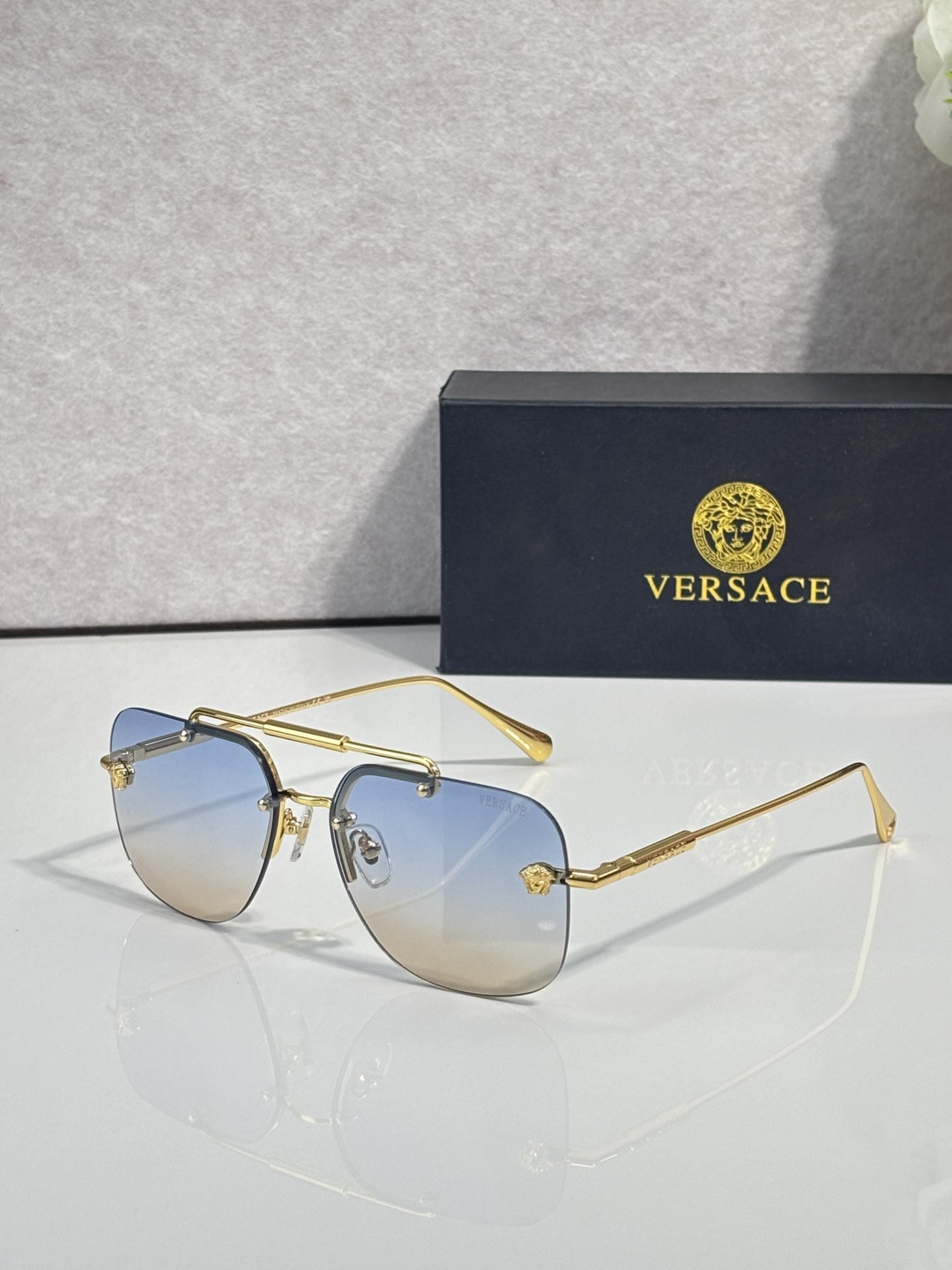 NO:896435,VERSAC* MODELVE2296 SIZE60 mouth 14 glasses sunglasses sunglasses,glasses,versace19860909VERSAC* MODELVE2296 SIZE60口14 眼镜墨镜太阳镜,眼镜,versace,glasses