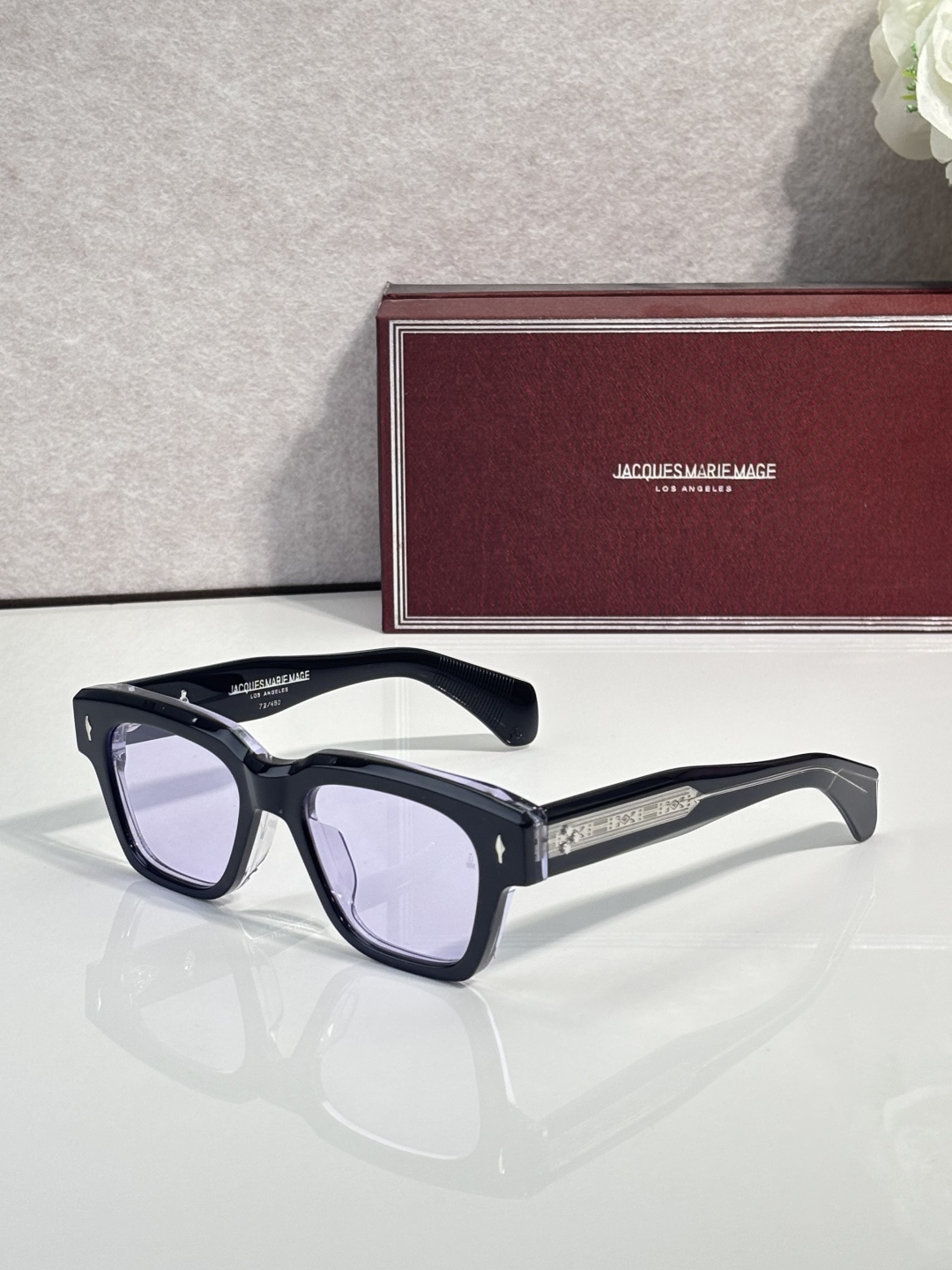 NO:896377,JACQUES MARIE MAG* MODELFELLINII SIZE: 51 mouth 20-146 discoloration box glasses sunglasses sunglasses, glasses19860909JACQUES MARIE MAG* MODELFELLINII SIZE: 51口20-146 变色 配盒眼镜墨镜太阳镜,眼镜,glasses