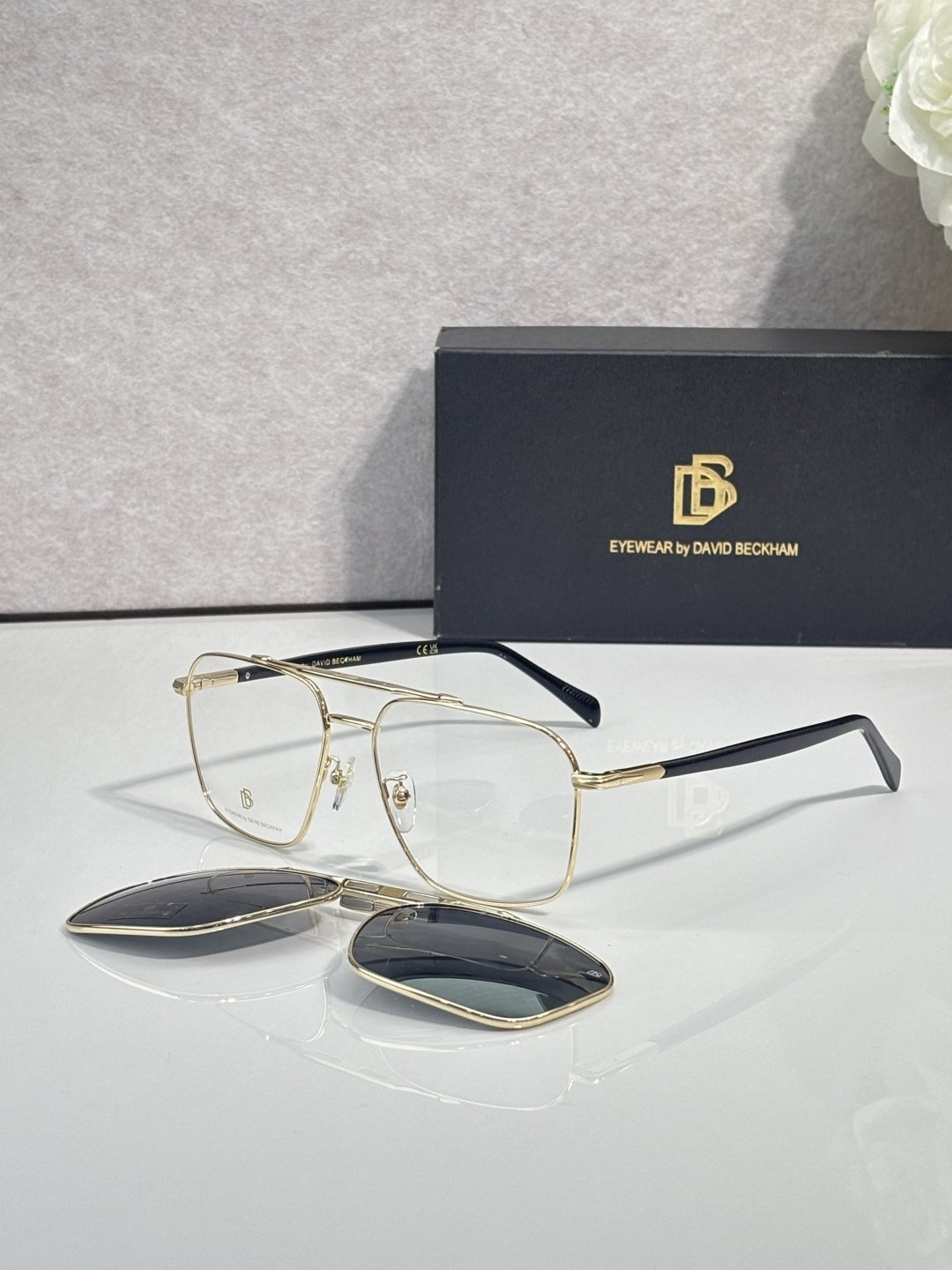 NO:896358,DAVID BECKHA* MODELDB 1187 SIZE57□16 Magnetic Lens Glasses Sunglasses Sunglasses, Glasses19860909DAVID BECKHA* MODELDB 1187 SIZE57□16  磁吸镜片眼镜墨镜太阳镜,眼镜,glasses