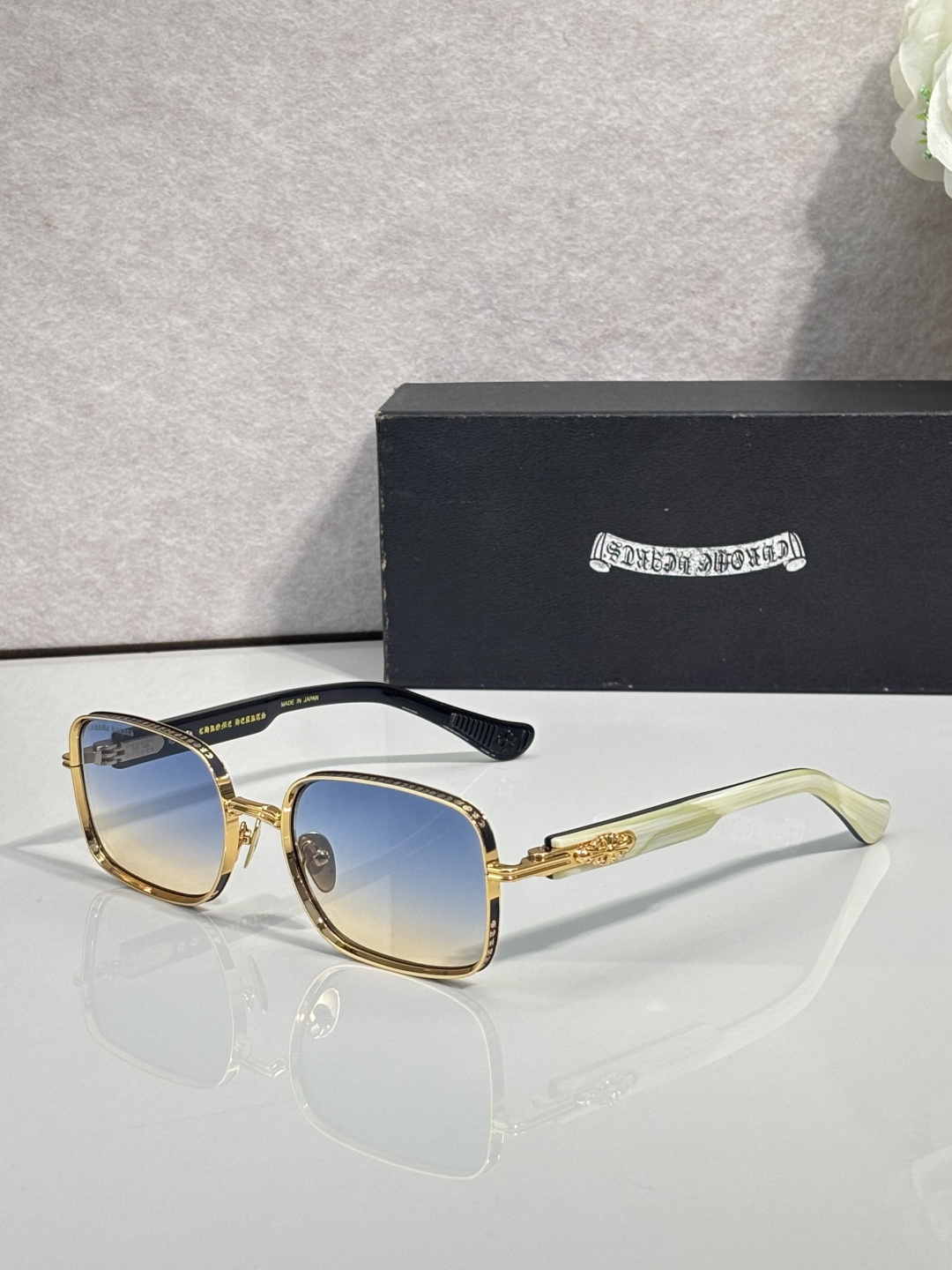 NO:897536,CHROME HEART MODELDEEP COK SIZE59 mouth 21- glasses, sunglasses, sunglasses, glasses, chrome hearts19860909CHROME HEART MODELDEEP COK SIZE59口21- 眼镜墨镜太阳镜,眼镜,chrome hearts,glasses