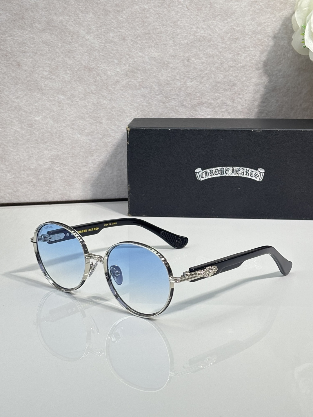 NO:897532,CHROME HEART MODELDEEP FIH SIZE58 mouth 21- glasses, sunglasses, sunglasses, glasses, chrome hearts19860909CHROME HEART MODELDEEP FIH SIZE58口21- 眼镜墨镜太阳镜,眼镜,chrome hearts,glasses