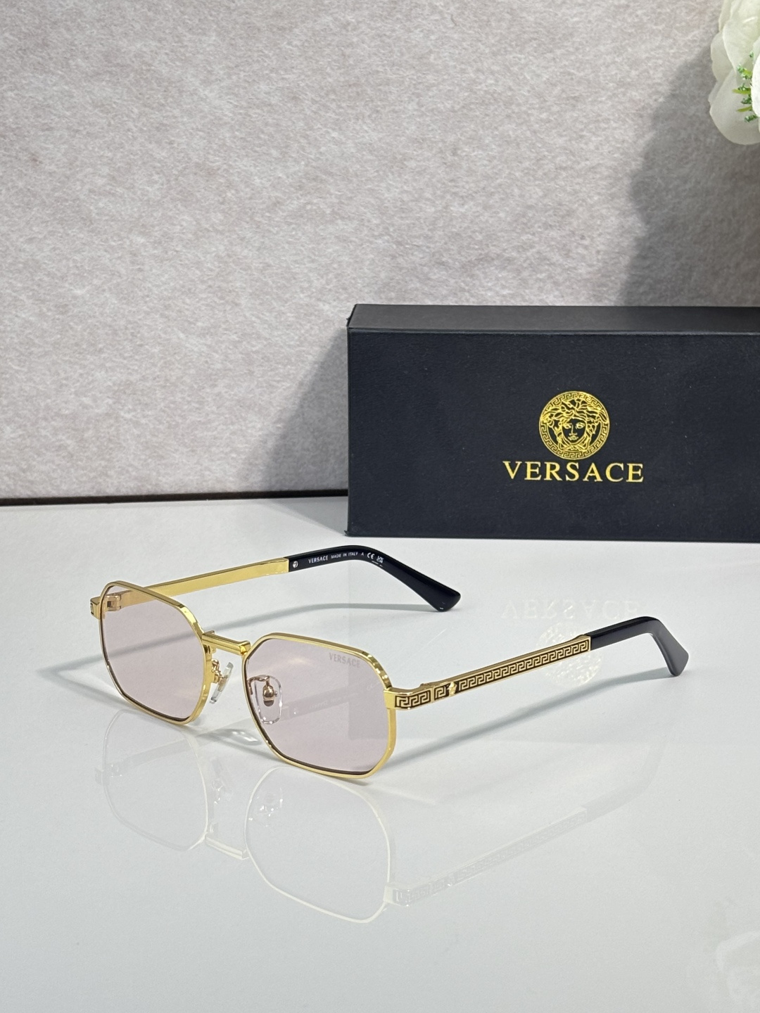 NO:926538,VERSAC* MODELVE2297 SIZE54 mouth 16- glasses sunglasses sunglasses, glasses,versace19860909VERSAC* MODELVE2297 SIZE54口16- 眼镜墨镜太阳镜,眼镜,versace,glasses