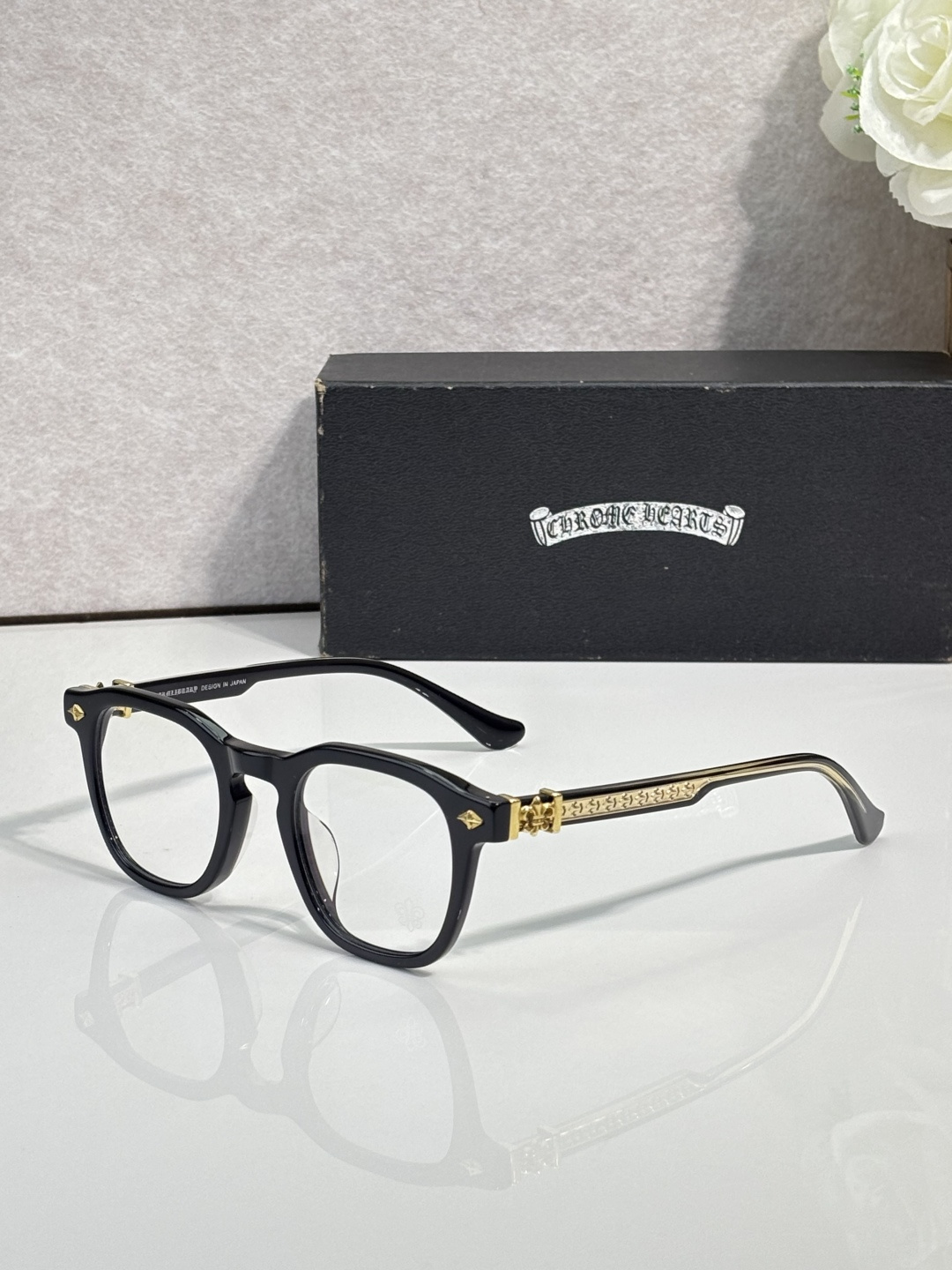 NO:948243,CHROME HEART* MODELCHIRP CHIRP SIZE48 mouth 23- glasses, sunglasses, sunglasses, glasses, chrome hearts19860909CHROME HEART* MODELCHIRP CHIRP SIZE48口23- 眼镜墨镜太阳镜,眼镜,chrome hearts,glasses