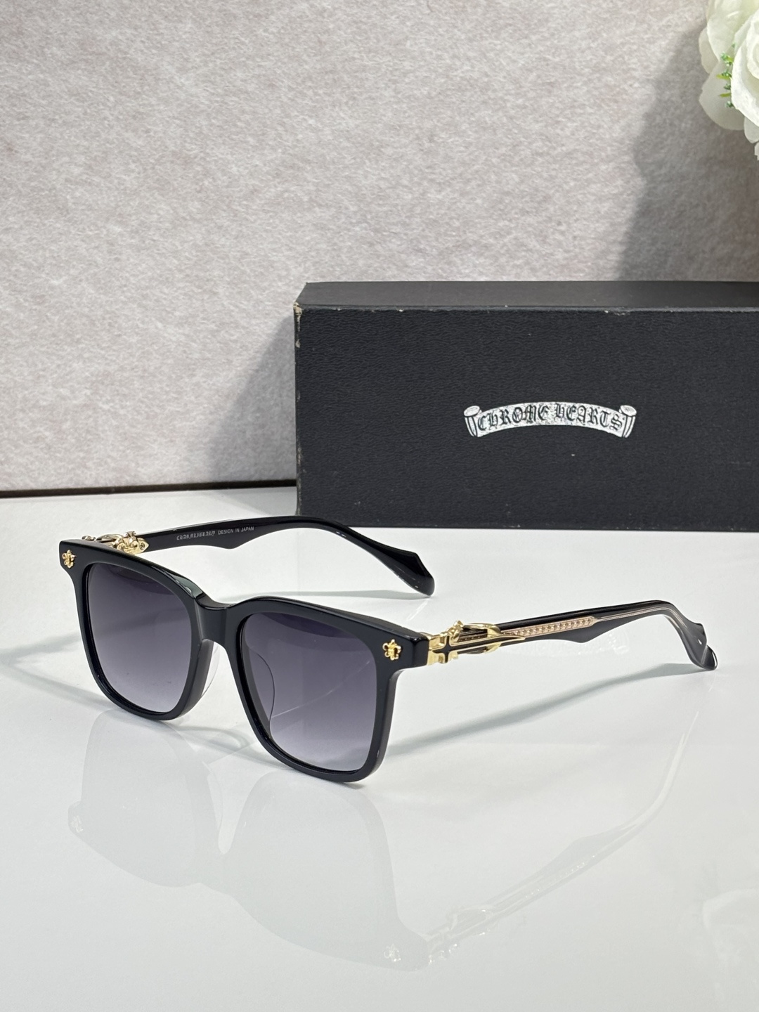 NO:948266,CHROME HEART* MODELCH SIZE52 mouth 18- glasses, sunglasses, sunglasses, glasses, chrome hearts19860909CHROME HEART* MODELCH SIZE52口18- 眼镜墨镜太阳镜,眼镜,chrome hearts,glasses
