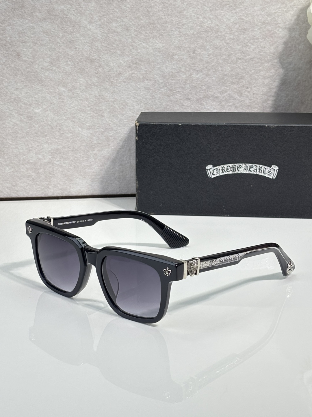 NO:948255,CHROME HEART* MODELCH SIZE52 mouth 20-153 glasses sunglasses sunglasses, glasses, chrome hearts19860909CHROME HEART* MODELCH SIZE52口20-153 眼镜墨镜太阳镜,眼镜,chrome hearts,glasses