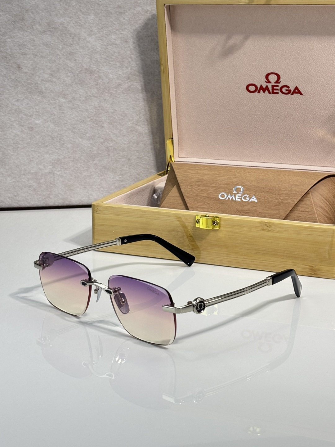 NO:950643,OMEG* ModelSS1341 Size 57 Mouth 18- Titanium Glasses Sunglasses Sunglasses, Glasses19860909OMEG* ModelSS1341 Size57口18- 钛眼镜墨镜太阳镜,眼镜,glasses