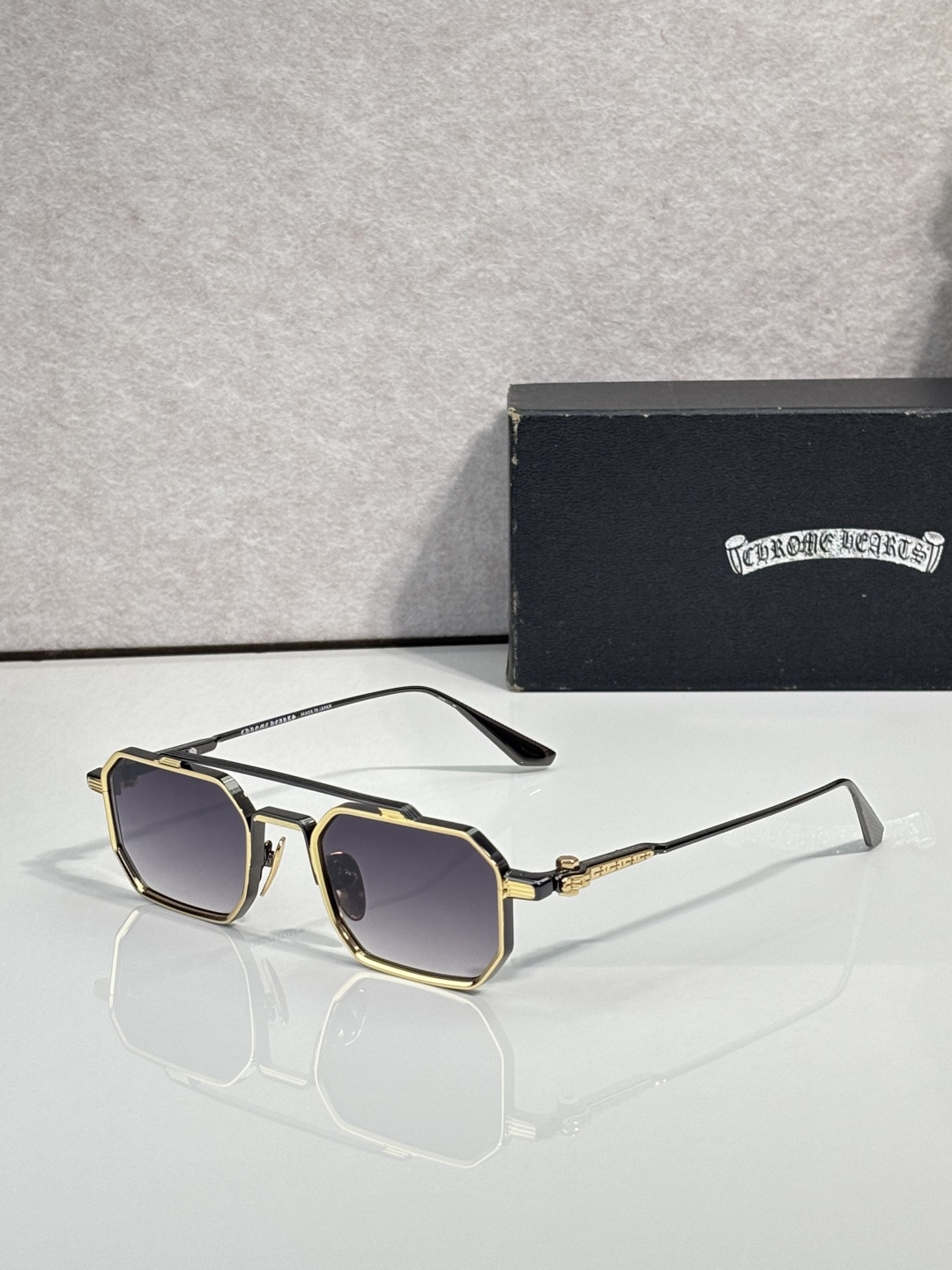 NO:952360,CHROME HEART* MODELRUMP SIZE51 mouth 21-152 glasses sunglasses sunglasses, glasses, chrome hearts19860909CHROME HEART* MODELRUMP SIZE51口21-152 眼镜墨镜太阳镜,眼镜,chrome hearts,glasses