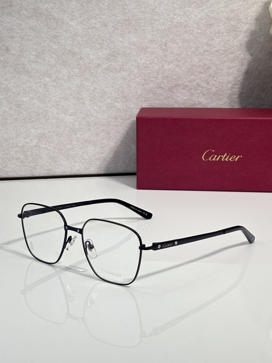 NO:954328,Cartie* MODELCT0553O SIZE54□19 titanium glasses sunglasses, glasses, cartier19860909Cartie* MODELCT0553O SIZE54□19  钛眼镜墨镜太阳镜,眼镜,cartier,glasses