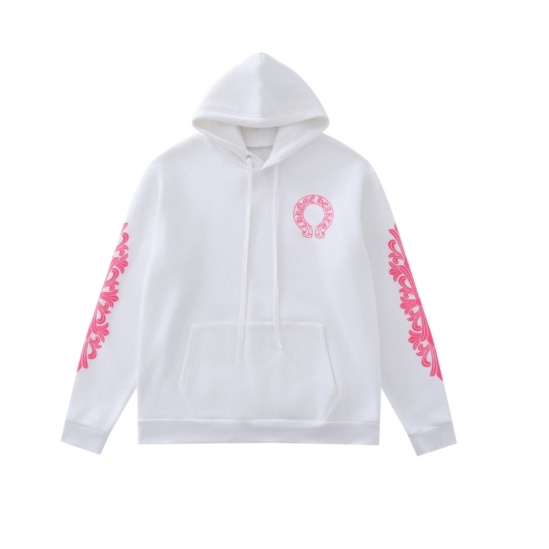 Мужское худи Chrome Hearts с принтом подковы