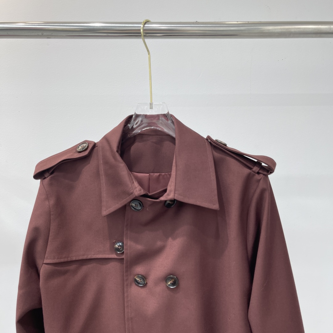 Elegant Women's Burgundy Coat and Pleated Skirt Set - Available in S-XL 4 cmp i1755494958506 2699 0 2