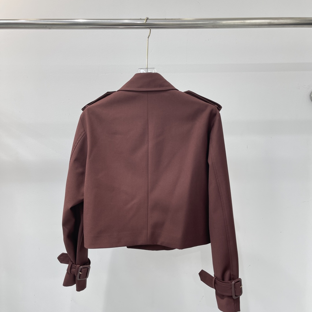 Elegant Women's Burgundy Coat and Pleated Skirt Set - Available in S-XL 7 cmp i1755494958655 4924 0 5