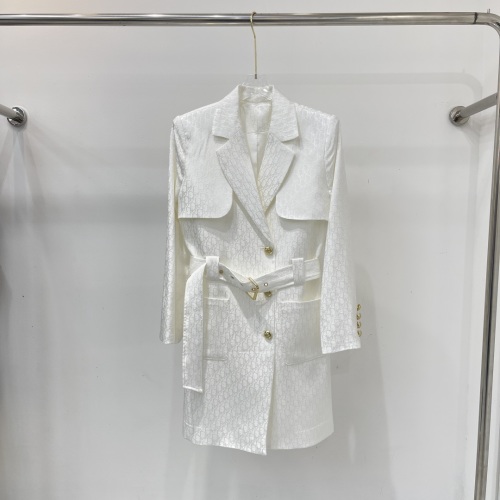 Dior Elegant Jacquard Blazer Dress - Classic Fit, High-Fashion Design 1 Dior Elegant Jacquard Blazer Dress - Classic Fit, High-Fashion Design