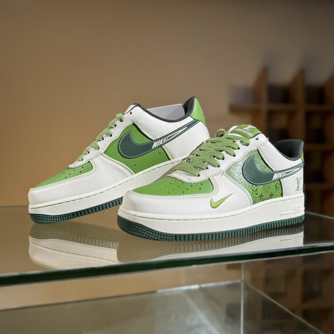 Nike Air Force 1 Low 07 x Louis Vuitton 白绿小钩 KK1988-086