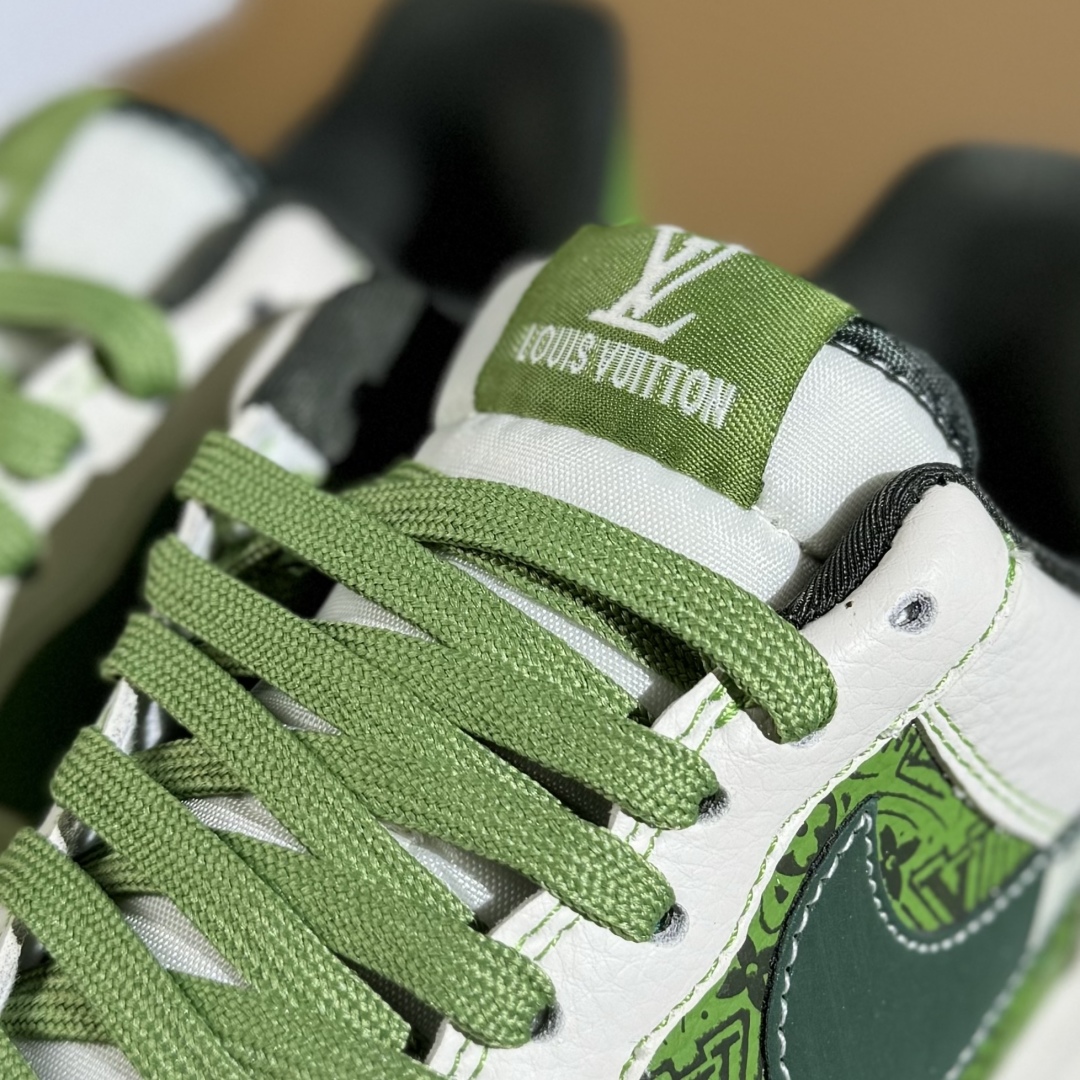 Nike Air Force 1 Low 07 x Louis Vuitton 白绿小钩 KK1988-086