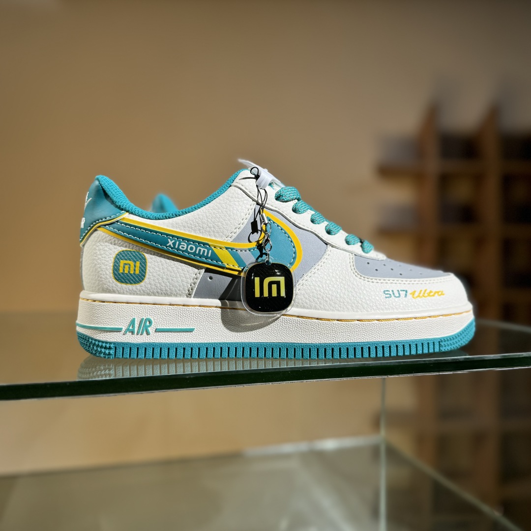 Nike Air Force 1 ’07 Low 小米联名 海湾蓝 空军一号低帮休闲板鞋 SS1168-208