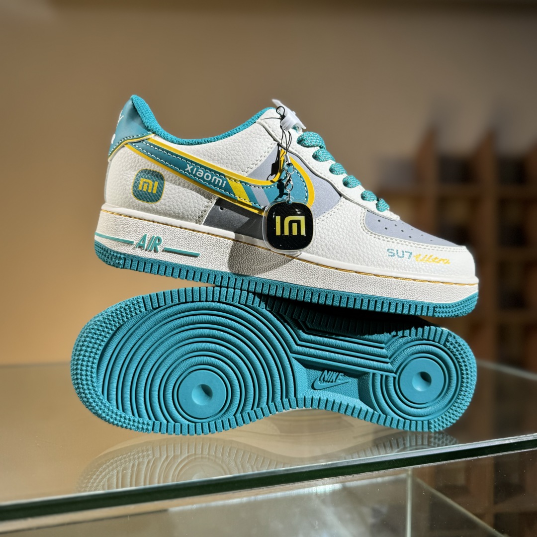 Nike Air Force 1 '07 Low 小米联名 海湾蓝 空军一号低帮休闲板鞋 SS1168-208