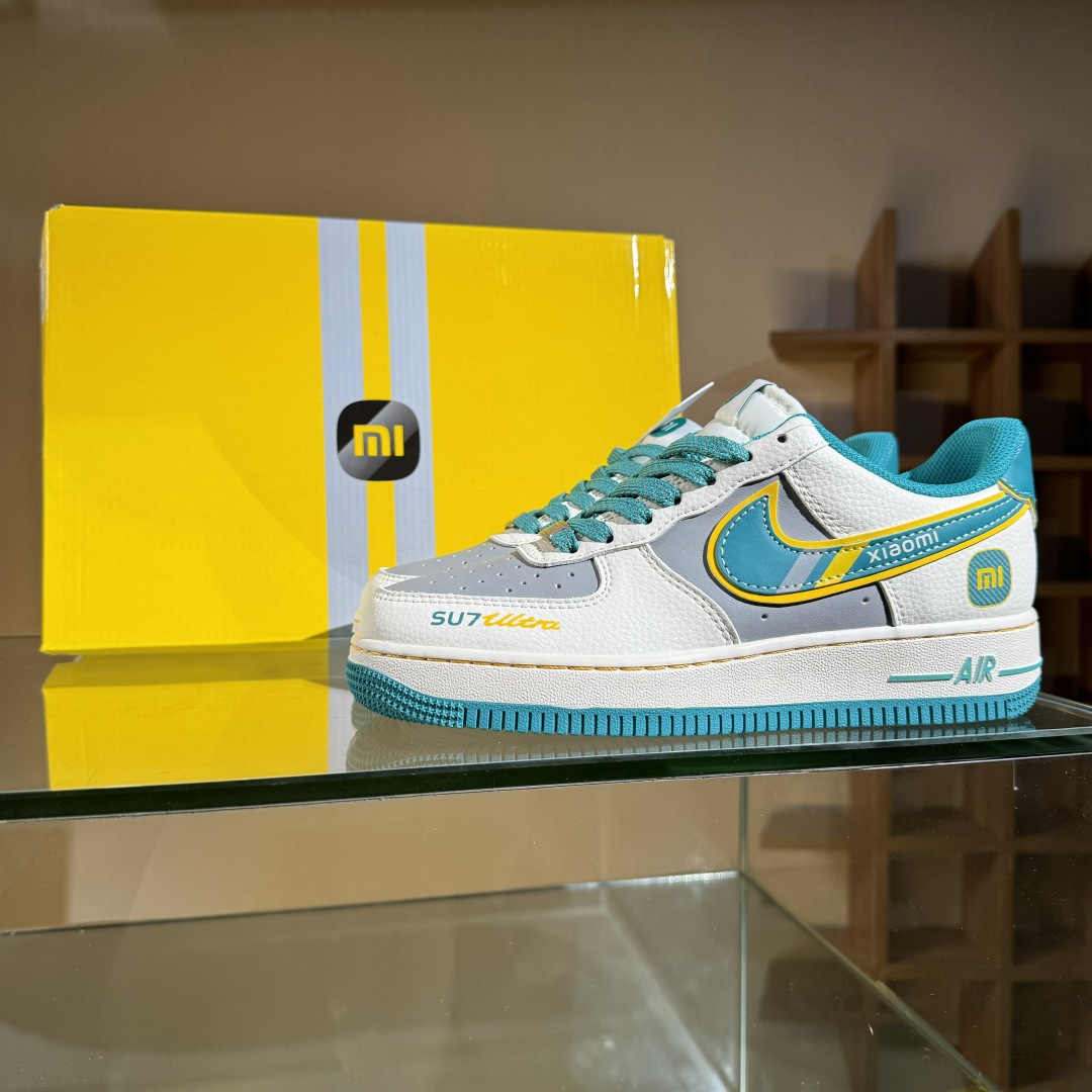 Nike Air Force 1 '07 Low 小米联名 海湾蓝 空军一号低帮休闲板鞋 SS1168-208