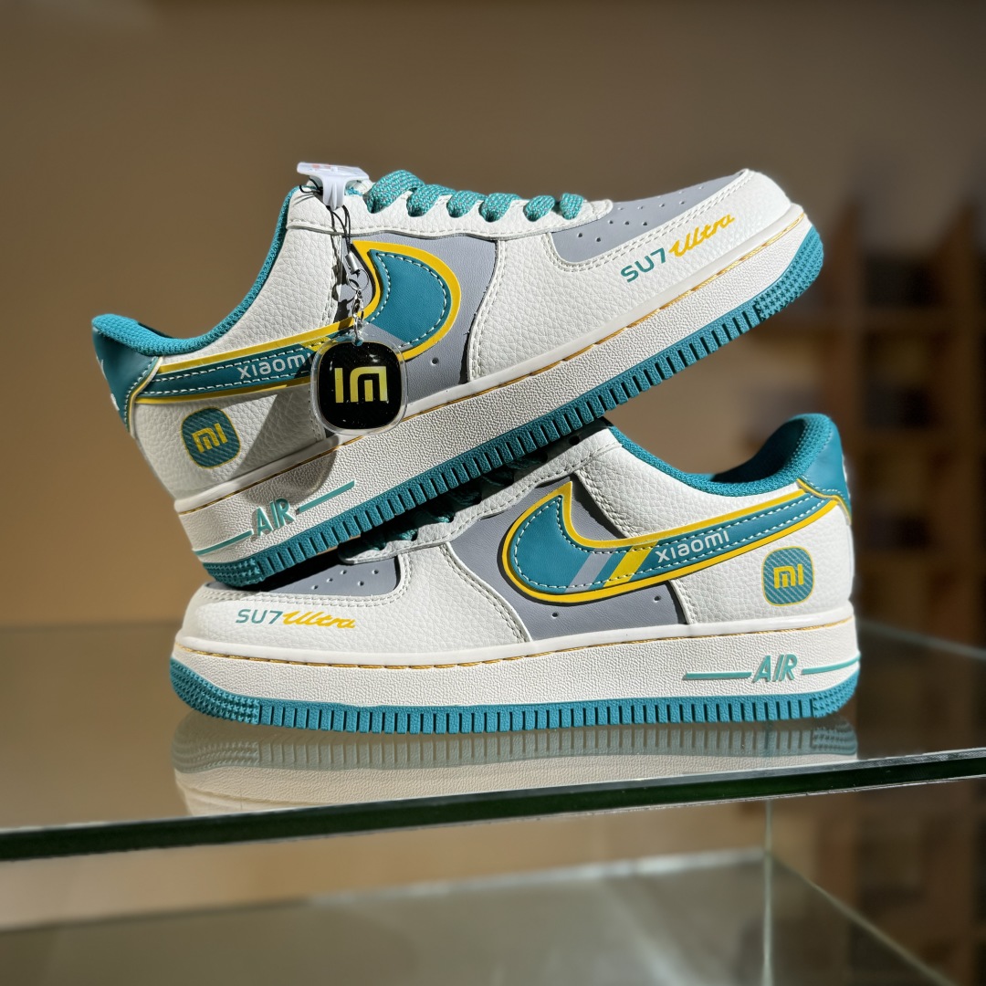 Nike Air Force 1 '07 Low 小米联名 海湾蓝 空军一号低帮休闲板鞋 SS1168-208