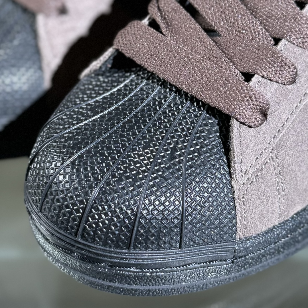 NEIGHBORHOOD x adidas originals SUPERSTAR 联名贝壳头 时尚复古 耐磨轻便 低帮板鞋 JH7696