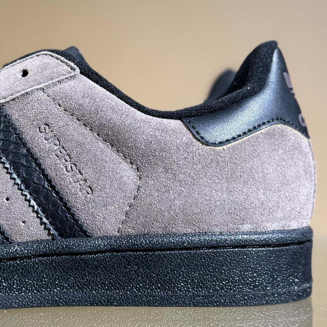 NEIGHBORHOOD x adidas originals SUPERSTAR 联名贝壳头 时尚复古 耐磨轻便 低帮板鞋 JH7696
