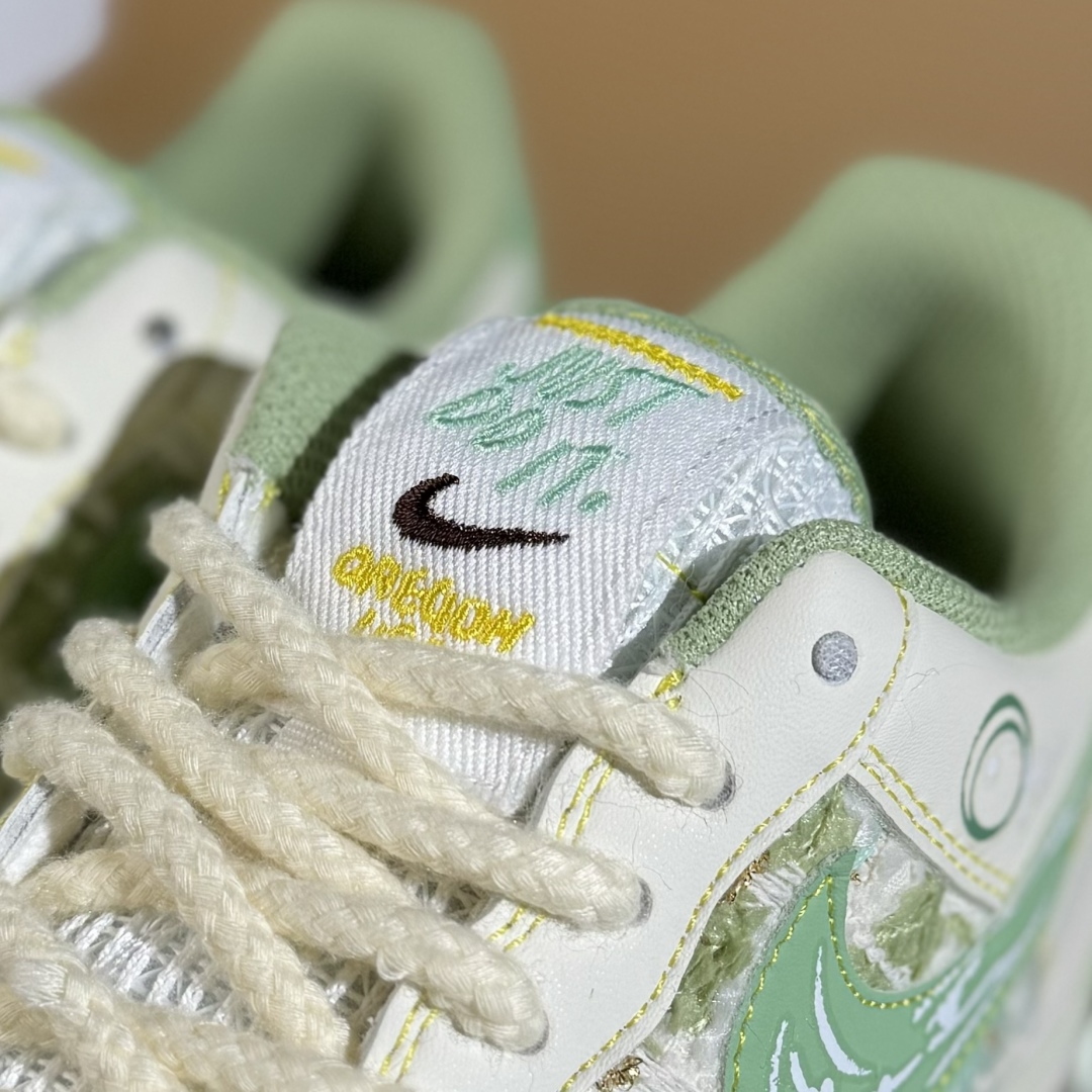 Nike Air Force 1 Low 07 x Just Do It 白绿 FJ7740-110