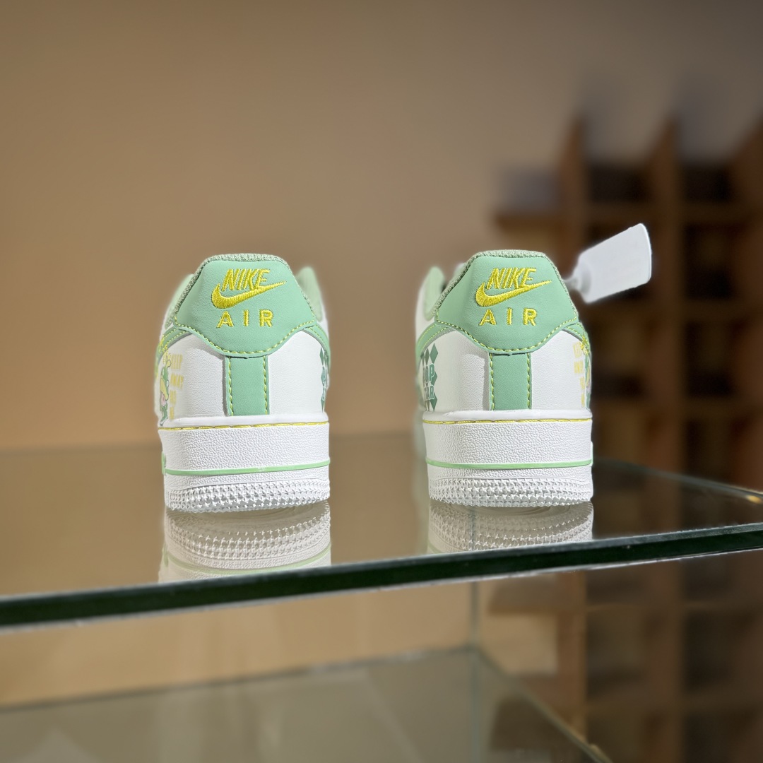 Nike Air Force 1 Low 07 x Just Do It 白绿 FJ7740-110