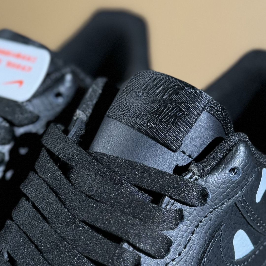 Black COMME des GARCONS x Nike Air Force 1 LOW 黑色 IB9949-001