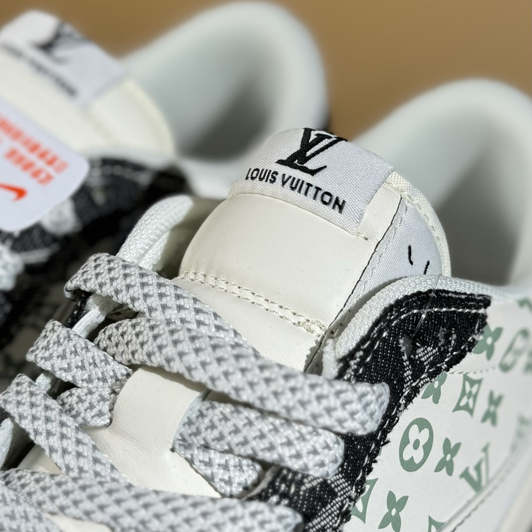 Travis Scott x Fragment Design x Air Jordan 1 Low OG SP AJ1 乔1 LV联名 黑牛仔布 低帮文化休闲板鞋 YX5066-327