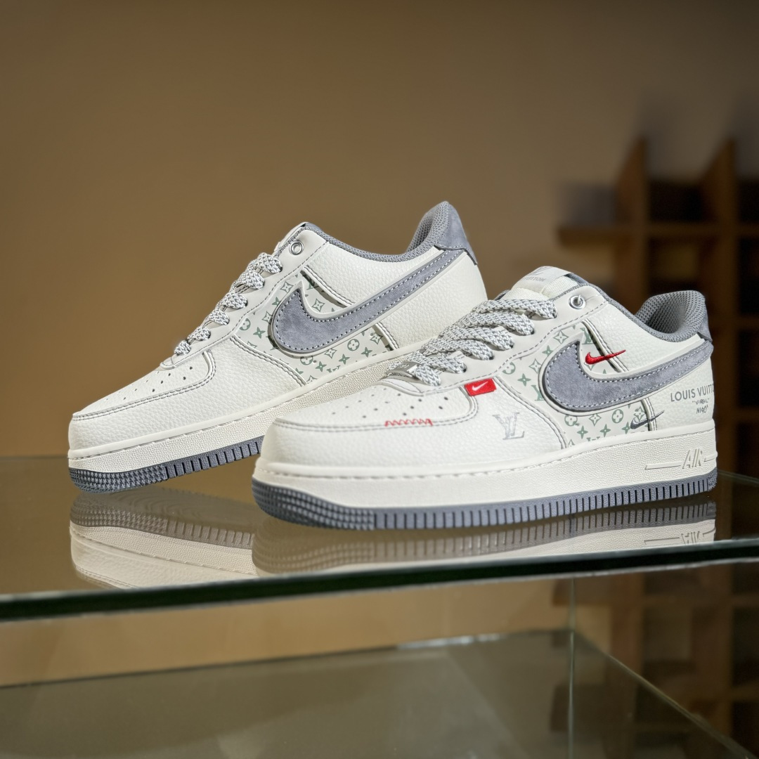Nike Air Force 1'07 Low LV联名 米灰小双勾 空军一号低帮休闲板鞋 YX5066-350 Nike Air Force 1'07 Low LV联名 米灰小双勾 空军一号低帮休闲板鞋 YX5066-350