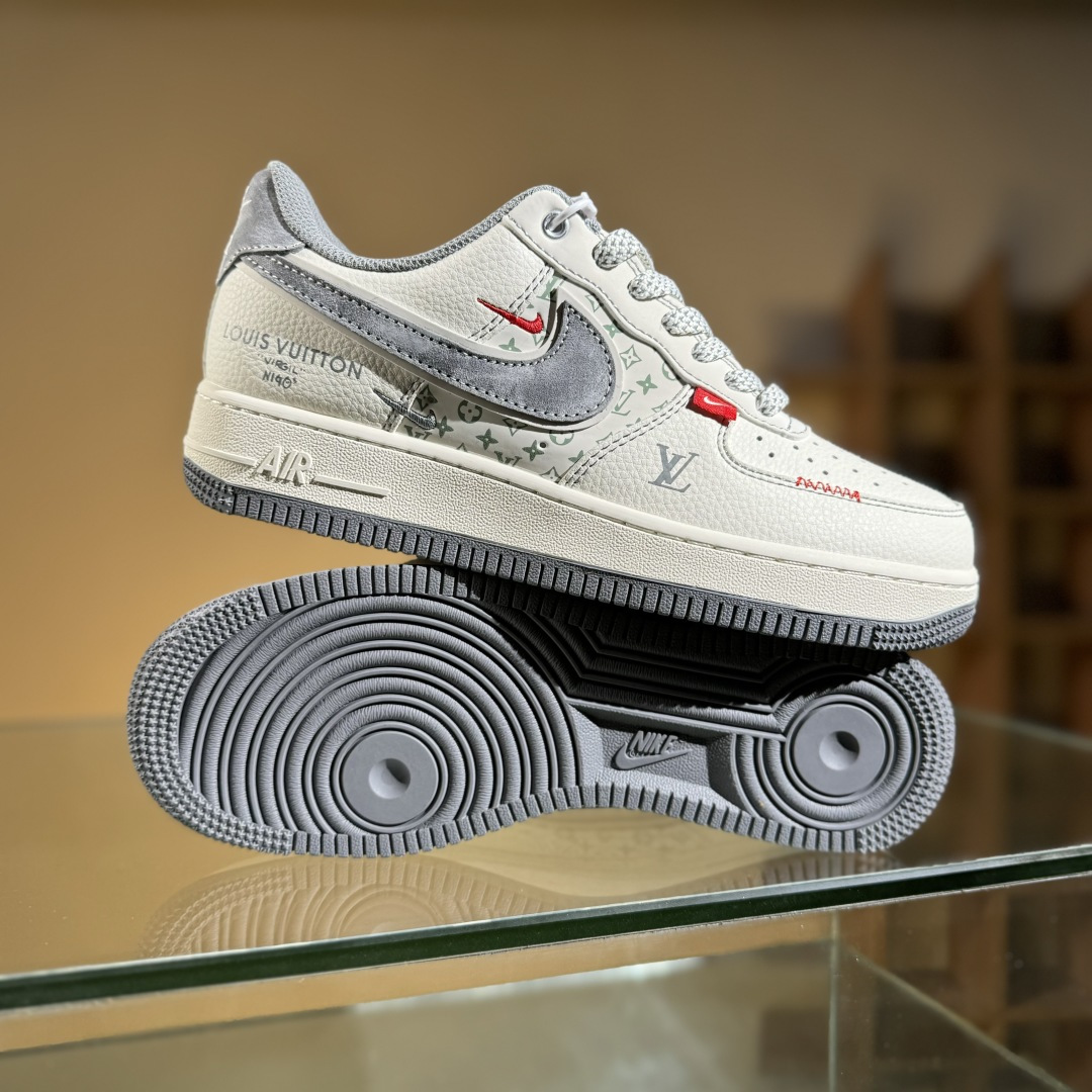 Nike Air Force 1'07 Low LV联名 米灰小双勾 空军一号低帮休闲板鞋 YX5066-350 Nike Air Force 1'07 Low LV联名 米灰小双勾 空军一号低帮休闲板鞋 YX5066-350