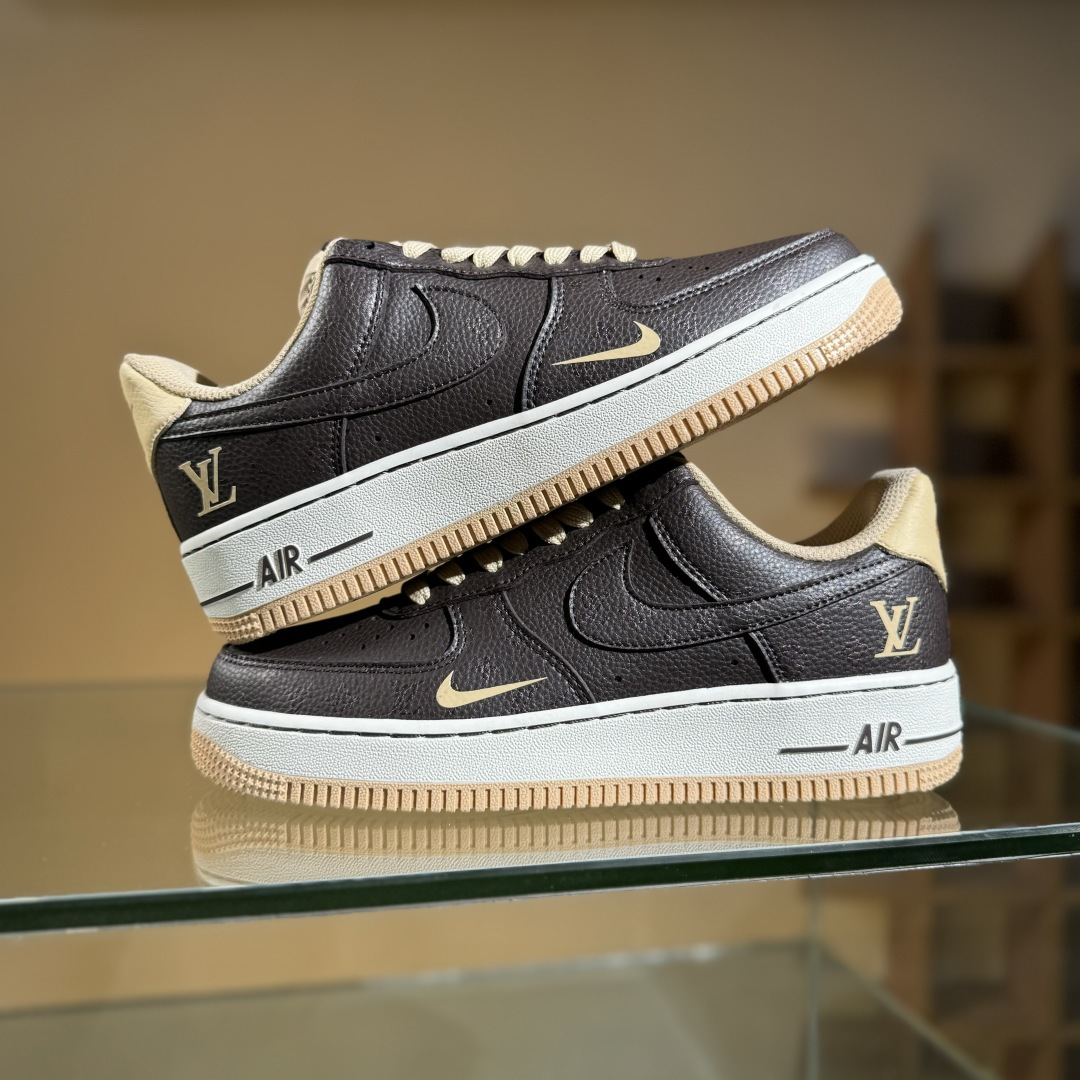 Nike Air Force 1'07 Low LV联名 咖啡粽 空军一号低帮休闲板鞋 LW9279-007