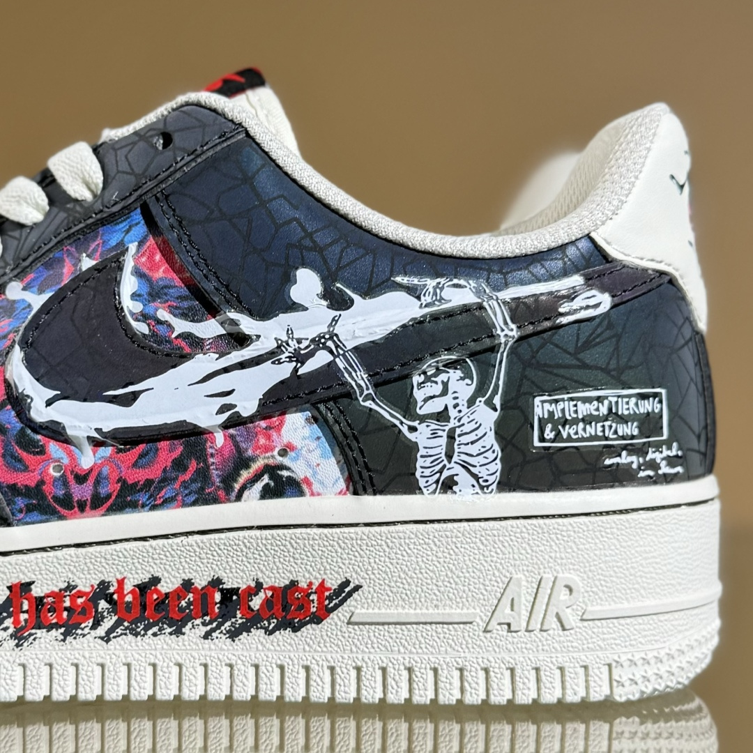 Nike Air Force 1'07 Low ”Happy To End” 快乐至死 空军一号低帮休闲板鞋 DY2032-320