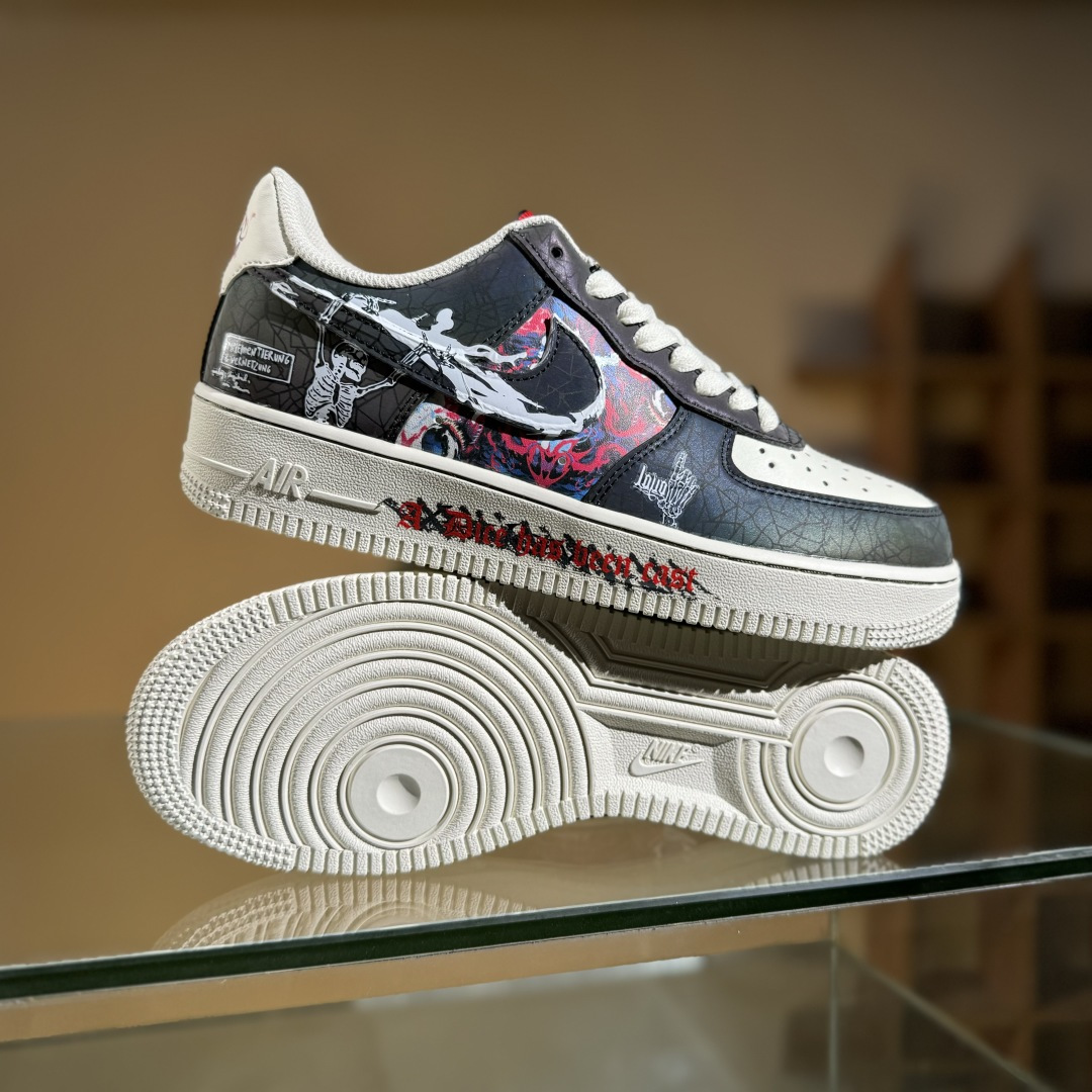 Nike Air Force 1'07 Low ”Happy To End” 快乐至死 空军一号低帮休闲板鞋 DY2032-320