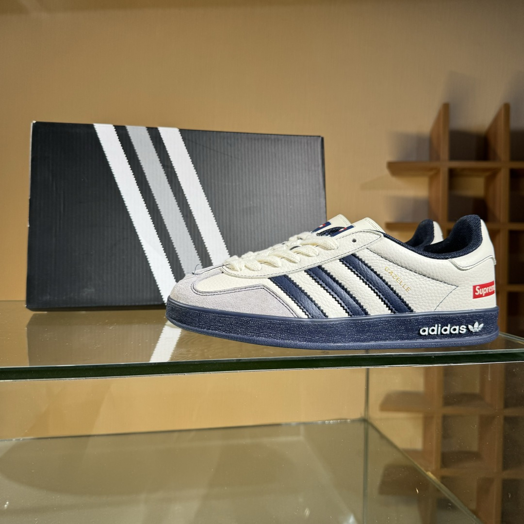 adidas Originals Gazelle INdoor x Louis Vuitton 三叶草休闲防滑耐磨低帮板鞋 DM1234-003 adidas Originals Gazelle INdoor x Louis Vuitton 三叶草休闲防滑耐磨低帮板鞋 DM1234-003
