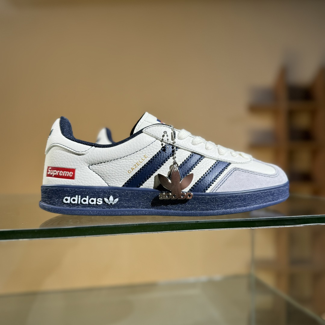 adidas Originals Gazelle INdoor x Louis Vuitton 三叶草休闲防滑耐磨低帮板鞋 DM1234-003 adidas Originals Gazelle INdoor x Louis Vuitton 三叶草休闲防滑耐磨低帮板鞋 DM1234-003