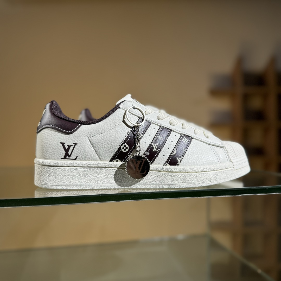 Adidas Originals Superstar 阿迪达斯 三叶草 贝壳头’DIY’系列低帮经典百搭休闲运动板鞋  XS0015