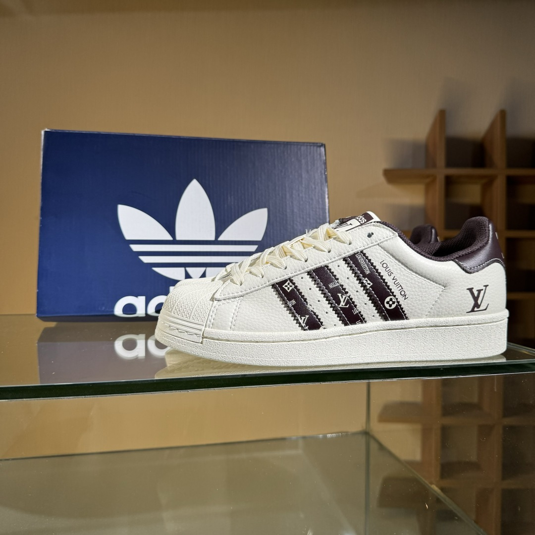 Adidas Originals Superstar 阿迪达斯 三叶草 贝壳头’DIY’系列低帮经典百搭休闲运动板鞋  XS0015