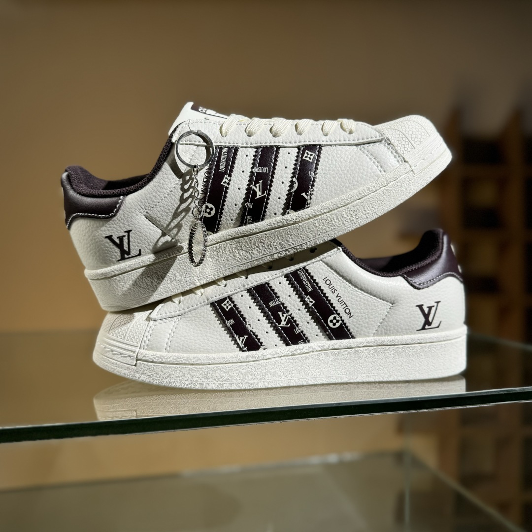 Adidas Originals Superstar 阿迪达斯 三叶草 贝壳头’DIY’系列低帮经典百搭休闲运动板鞋  XS0015